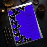 Bar Mitzvah Silver Black Star van David Kaart<br><div class="desc">Bar Mitzvah Silver Black Star van David Bar Mitzvah en Bat Mitzvah uitnodigingssets ontworpen door Umua. Gedrukt en verzonden door Zazzle of haar partners.</div>