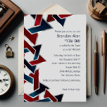 Bar Mitzvah Silver Navy Blue Red Star van David Kaart<br><div class="desc">Bar Mitzvah Silver Navy Blue Rode ster van David Bar Mitzvah en Bat Mitzvah uitnodigingssets ontworpen door Umua. Gedrukt en verzonden door Zazzle of haar partners.</div>
