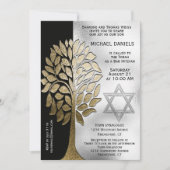 Bar Mitzvah Simple Tree Kaart (Voorkant)