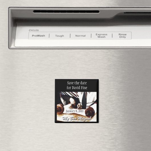 Bar Mitzvah slaat de datum op Magneet (Insitu (Vaatwasser))