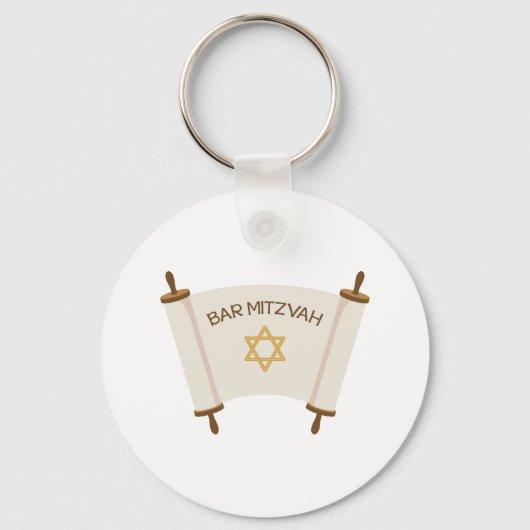 Bar Mitzvah Sleutelhanger (Voorkant)