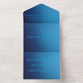 BAR MITZVAH SON 13E SIMPEL ALL IN ONE UITNODIGING (Binnen)