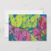 Bar Mitzvah Star, geverfd Kaart (Achterkant)