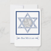 Bar Mitzvah (Star of David Elegance-fotokaart) Kaart (Voorkant)