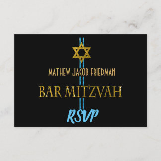 Bar Mitzvah Star van David RSVP