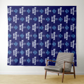 Bar Mitzvah Step en Repeat Feest Achtergrond Wandkleed (In Situ (horizontaal))