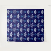 Bar Mitzvah Step en Repeat Feest Achtergrond Wandkleed (Voorkant (horizontaal))