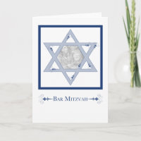 bar mitzvah ( ster van david elegance foto gift )