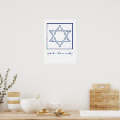 bar mitzvah ( ster van david elegance ) poster (Keuken)
