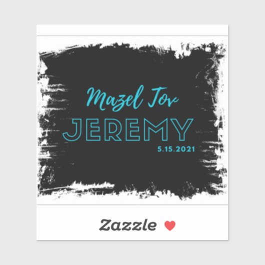 Bar Mitzvah sticker (Vel)