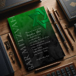 Bar Mitzvah Stylish Green Star van David Ombre Kaart<br><div class="desc">Bar Mitzvah en Bat Mitzvah uitnodigingen die door Umua worden ontworpen. Gedrukt en verzonden door Zazzle of zijn partners.</div>
