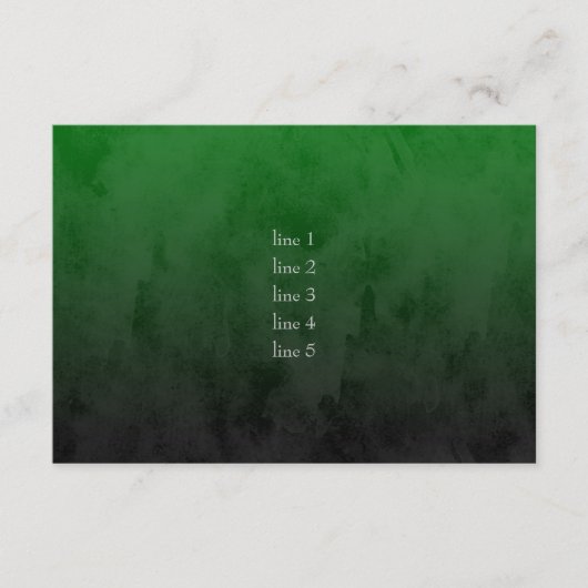 Bar Mitzvah Stylish Green Star van David Ombre Kaart (Voorkant)