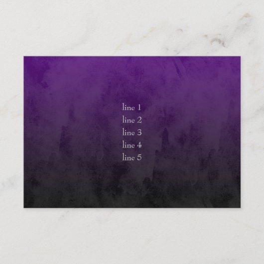 Bar Mitzvah Stylish Paars Star van David Ombre Kaart (Voorkant)