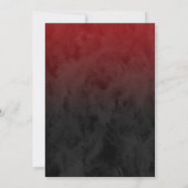 Bar Mitzvah Stylish Red Star van David Ombre Kaart (Achterkant)