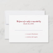 Bar Mitzvah Thorarollen elke kleur achtergrond RSVP Kaartje (Achterkant)