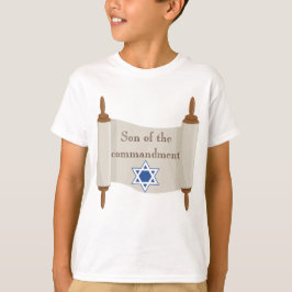 Bar Mitzvah Torah Scroll Zoon van het Commando T-shirt