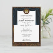 Bar Mitzvah Uitnodiging (Staand voorkant)