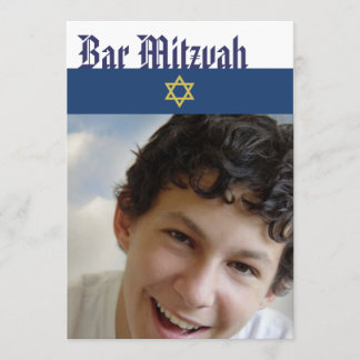 Bar Mitzvah Uitnodiging
