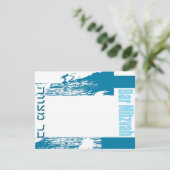 bar mitzvah Uitnodiging (Staand voorkant)