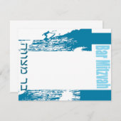 bar mitzvah Uitnodiging (Voorkant / Achterkant)