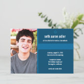 Bar Mitzvah Uitnodiging (Staand voorkant)