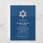 Bar Mitzvah Uitnodiging Ethan David Custom (Voorkant)