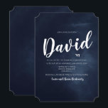 Bar Mitzvah Waterverf uitnodiging<br><div class="desc">Vier dat je niet-zo-kleintje volwassen is geworden en nodig je familie uit om te kijken naar de challah gesneden met deze aangepaste bar mitzvah uitnodiging.</div>