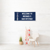 Bar mitzvah welkomstteken spandoek (Insitu)