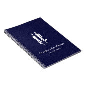 Bar Mitzvah White Torah schuift op elke kleur Notitieboek (Rechterzijde)