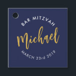 BAR MITZVAH wil moderne goudkalligrafie in de mari Bedankjes Labels<br><div class="desc">door kat massard Favor Tag voor de Bar van uw kind / Bat Mitzvah - voor cadeau bij de receptie</div>