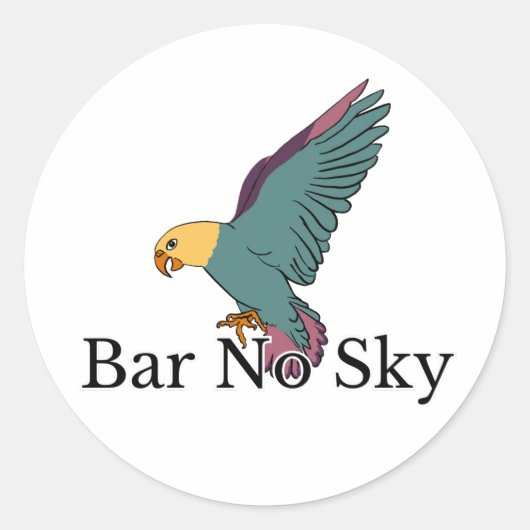 Bar No Sky Sticker (Voorkant)