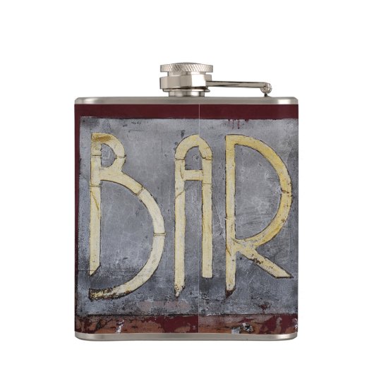 BAR | Nostalgisch | Flachmann Heupfles (Achterkant)