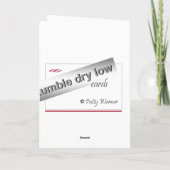 Bar Nun Valentijn Feestdagen Kaart (Achterkant)