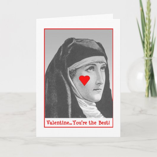 Bar Nun Valentijn Feestdagen Kaart (Voorkant)