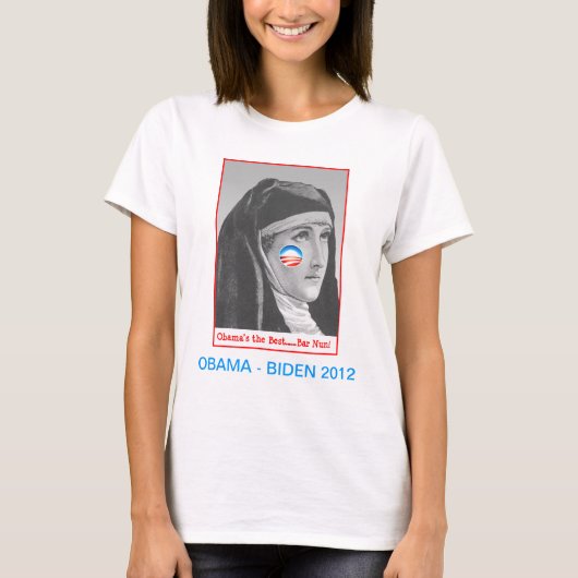 Bar "nun" voor Obama T-shirt (Voorkant)
