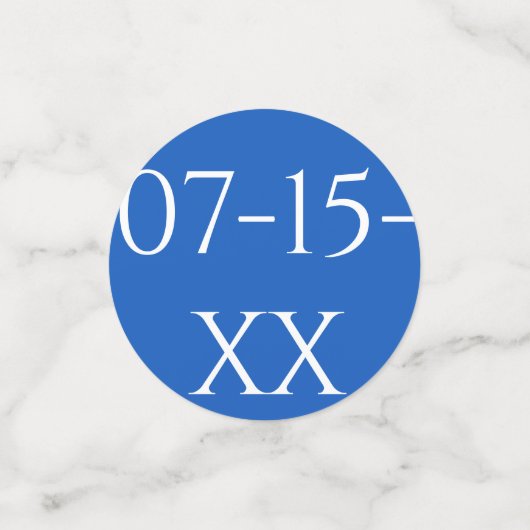 Bar of Bat Mitzvah Confetti 1960's Style (Kleine voorkant)