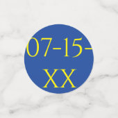 Bar of Bat Mitzvah Confetti Groovy Flowers (Kleine voorkant)