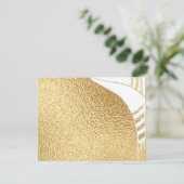 Bar of Bat Mitzvah Dank u Elegant Gold Tallit Bedankkaart (Staand voorkant)