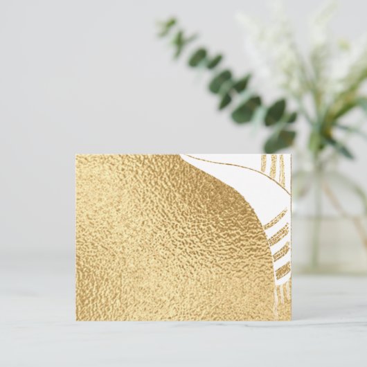 Bar of Bat Mitzvah Dank u Elegant Gold Tallit Bedankkaart (Staand voorkant)