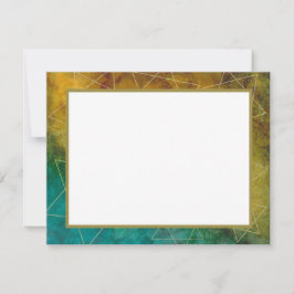 Bar of Bat Mitzvah Dank u uit deze wereld 4 Bedankkaart