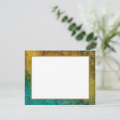 Bar of Bat Mitzvah Dank u uit deze wereld 4 Bedankkaart (Staand voorkant)