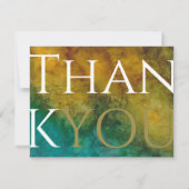 Bar of Bat Mitzvah Dank u uit deze wereld 4 Bedankkaart (Achterkant)