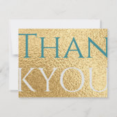 Bar of Bat Mitzvah Dank u uit deze wereld Bedankkaart (Achterkant)