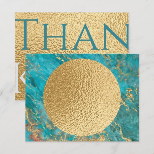 Bar of Bat Mitzvah Dank u uit deze wereld Bedankkaart (Voorkant / Achterkant)