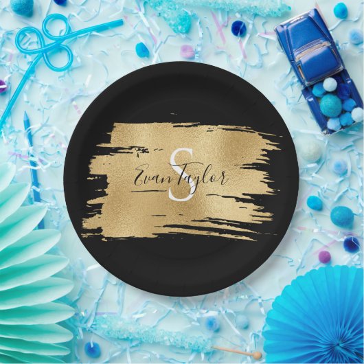 Bar of Bat Mitzvah Elegant Gold Paper Bord (Feest)