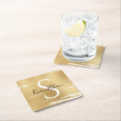 Bar of Bat Mitzvah Elegant Goud Zwart Kartonnen Onderzetters (Insitu)