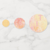 Bar of Bat Mitzvah Gewoon Subtiel Confetti (Achterkanten)