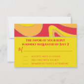 Bar of Bat Mitzvah RSVP Silvery Waves (Voorkant)