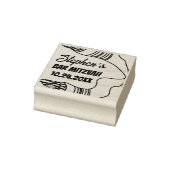 Bar of Bat Mitzvah Tallit houten kunststempel Rubberstempel (Stempel)