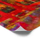 Bar Olympia, 1928 kleurrijk kunstschilderij Poster (Hoek)